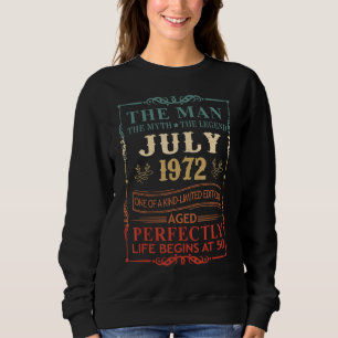 Sudadera Leyenda de Mitos del Hombre de los Hombres Julio 1