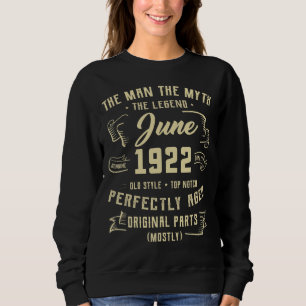 Sudadera Leyenda de Mitos del Hombre de los Hombres Junio 1