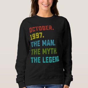 Sudadera Leyenda de Mitos del Hombre de los Hombres Octubre