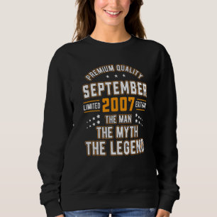 Sudadera Leyenda de Mitos del Hombre de los Hombres Septiem