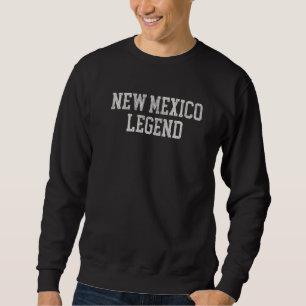 Sudadera Leyenda de Nuevo México Antiguo Desgastado