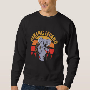Sudadera Leyenda de senderismo Koala Hiker Retro Vintage Su