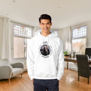 Sudadera Leyenda del mito del fotógrafo blanco negro de cum