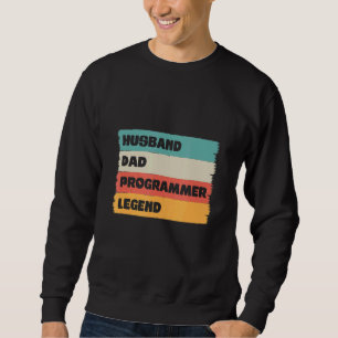 Sudadera Leyenda del programador de Husband Dad