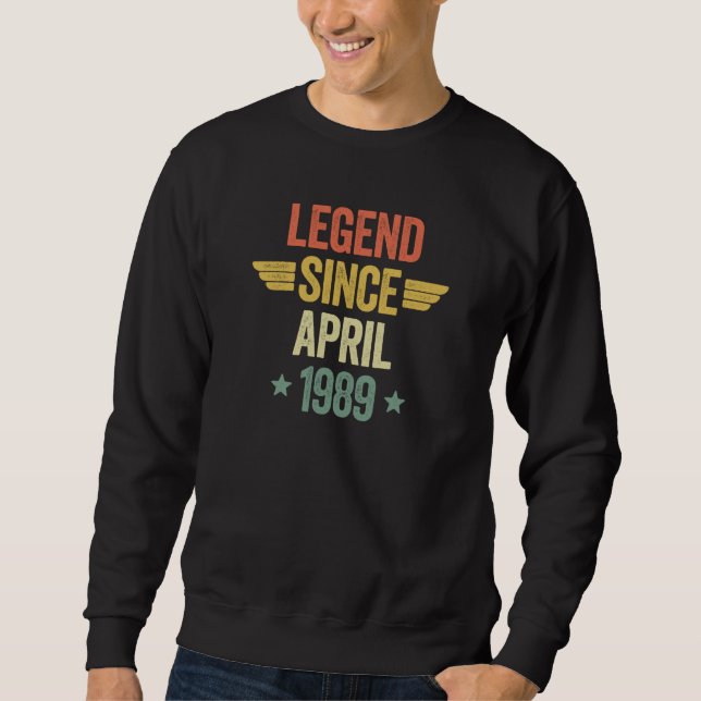Sudadera Leyenda desde abril de 1989 (Anverso)