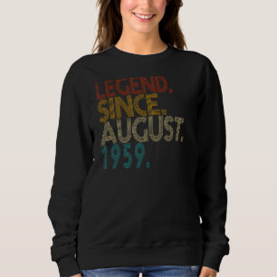 Sudadera Leyenda Desde Agosto De 1959 Vintage 63 Años De Ed