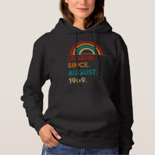 Sudadera Leyenda Desde Agosto De 1969 53er Cumpleaños Nacid