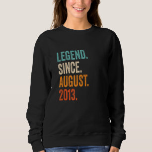 Sudadera Leyenda desde agosto de 2013 Noveno cumpleaños