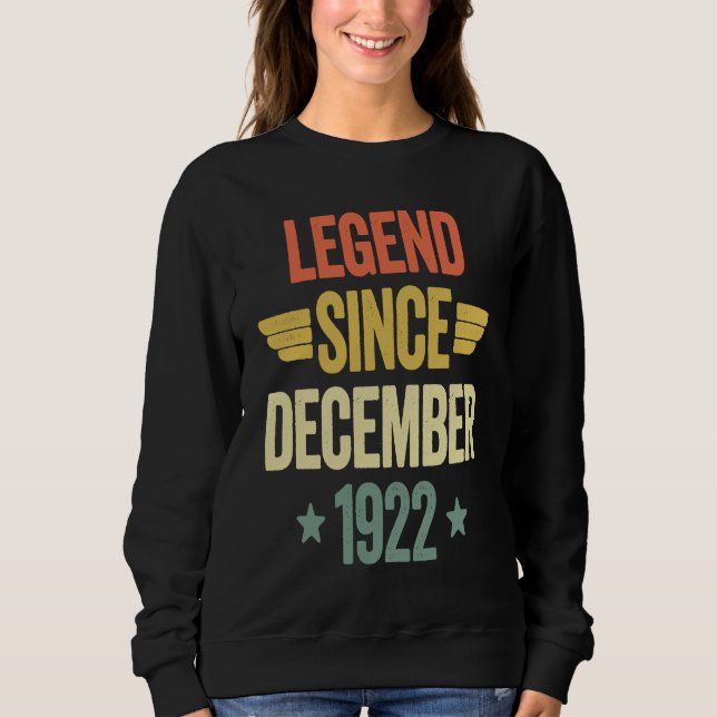 Sudadera Leyenda desde diciembre de 1922 (Anverso)