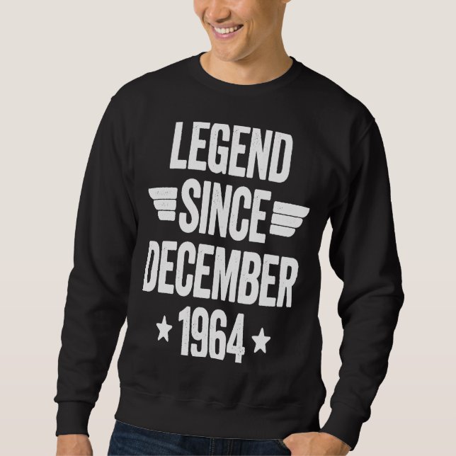 Sudadera Leyenda desde diciembre de 1964 1 (Anverso)