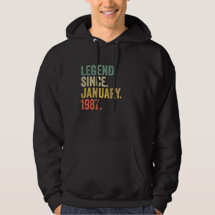 Sudadera Leyenda desde enero de 1987 36 años