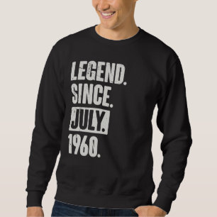 Sudadera Leyenda desde julio de 1960 62 años