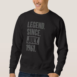 Sudadera Leyenda desde julio de 1961 61 años