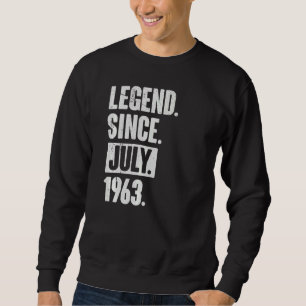 Sudadera Leyenda desde julio de 1963 59 años