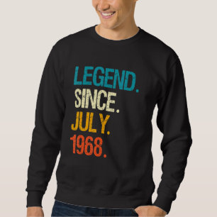 Sudadera Leyenda desde julio de 1968 54 años cumpleaños 54º