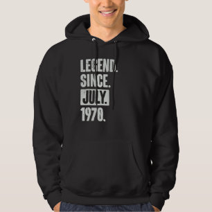 Sudadera Leyenda desde julio de 1970 52 años