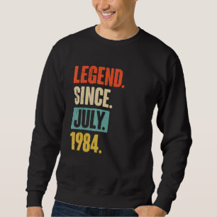 Sudadera Leyenda desde julio de 1984 38 años