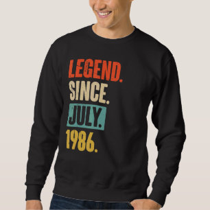 Sudadera Leyenda desde julio de 1986 36 años