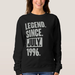 Sudadera Leyenda desde julio de 1996 26 años