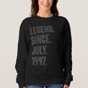 Sudadera Leyenda desde julio de 1997 25 años
