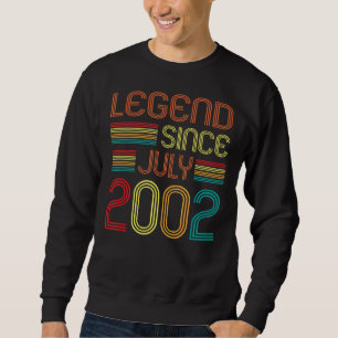 Sudadera Leyenda desde julio de 2002 20 años