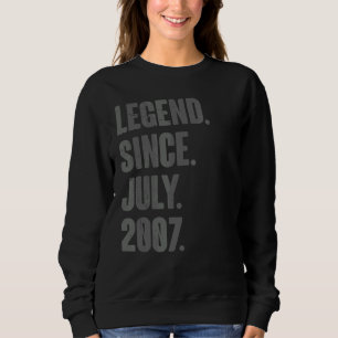 Sudadera Leyenda desde julio de 2007 15 años