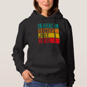 Sudadera Leyenda desde julio de 2010 12º cumpleaños 12 años