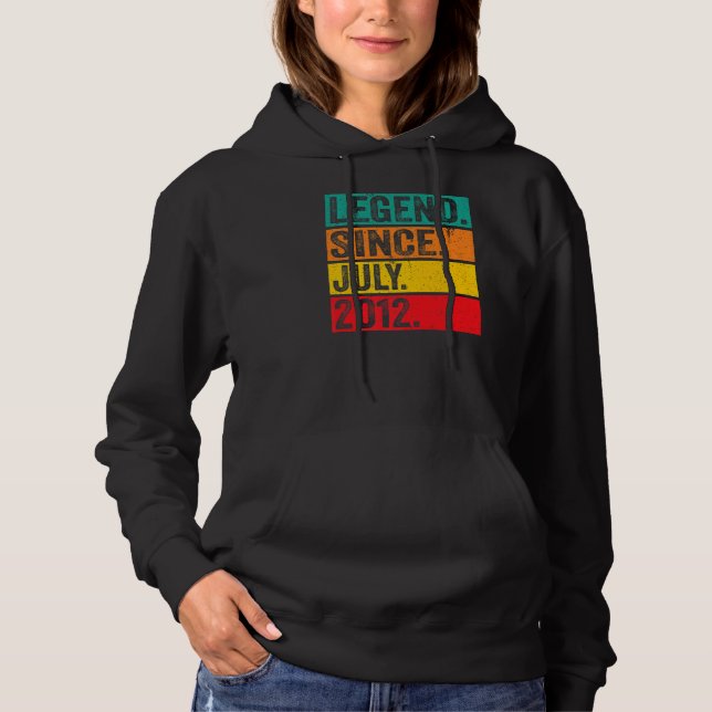 Sudadera Leyenda desde julio de 2012 10 años (Anverso)