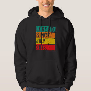 Sudadera Leyenda desde julio de 2013 9 años Noveno cumpleañ