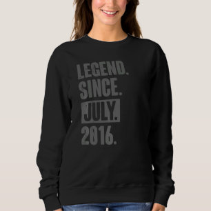 Sudadera Leyenda desde julio de 2016 6 años