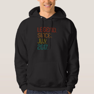 Sudadera Leyenda desde julio de 2017 5º cumpleaños 5 años V
