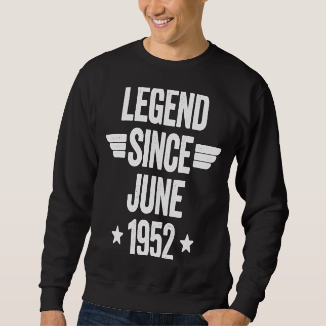 Sudadera Leyenda desde junio de 1952 1 (Anverso)