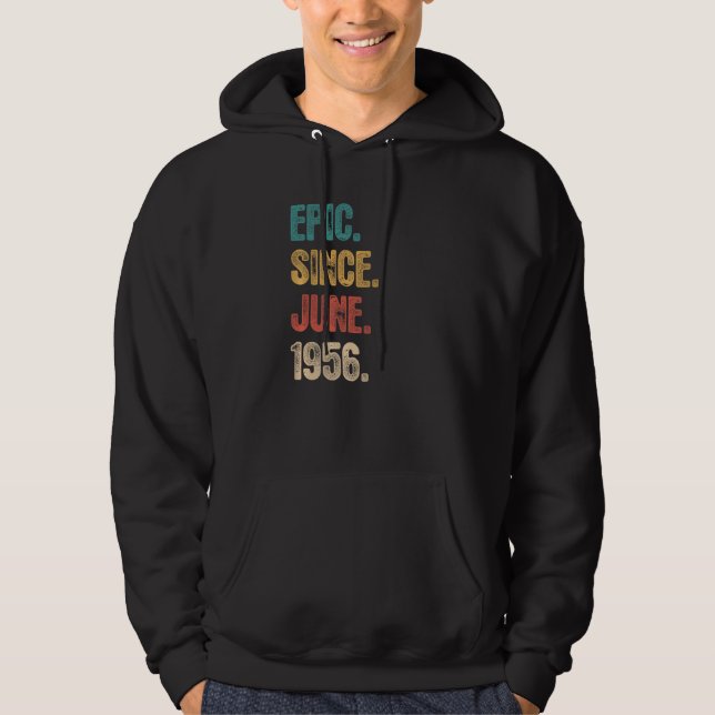 Sudadera Leyenda desde junio de 1956 66 años (Anverso)