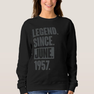 Sudadera Leyenda desde junio de 1957 65 años