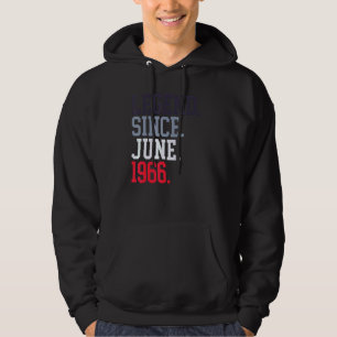 Sudadera Leyenda Desde Junio De 1966 Para Hombres Mujeres J