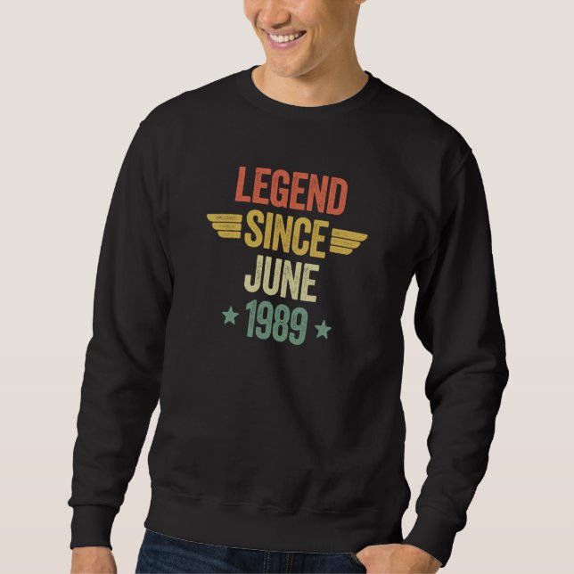 Sudadera Leyenda desde junio de 1989 (Anverso)