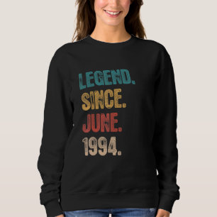Sudadera Leyenda desde junio de 1994 28 años cumpleaños