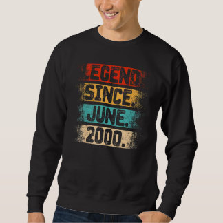 Sudadera Leyenda desde junio de 2000 22º cumpleaños 22 años