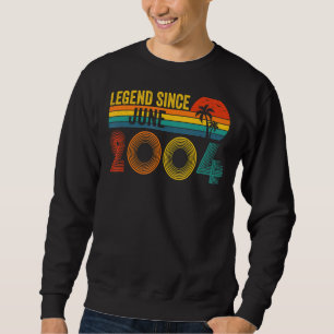 Sudadera Leyenda desde junio de 2004 18º cumpleaños 18 años