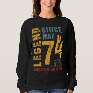 Sudadera Leyenda Desde Mayo De 1974 Por 48 Años