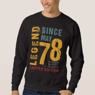 Sudadera Leyenda Desde Mayo De 1978 Por 44 Años