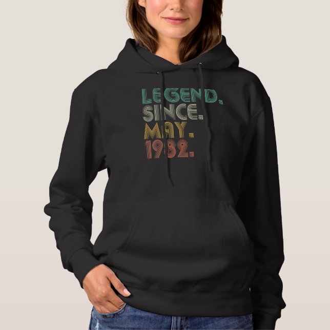 Sudadera Leyenda desde mayo de 1982 40 años (Anverso)