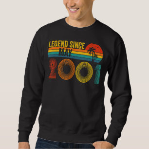 Sudadera Leyenda desde mayo de 2001 21º cumpleaños 21 años