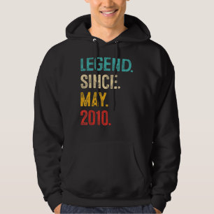 Sudadera Leyenda desde mayo de 2010 13º regalo de cumpleaño