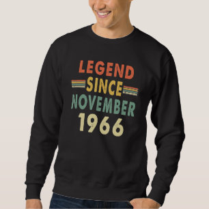 Sudadera Leyenda desde noviembre de 1966 Edad 56 cumpleaños