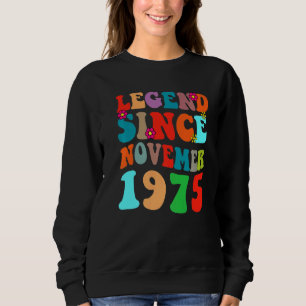 Sudadera Leyenda desde noviembre de 1975 Viejo Cumpleaños R