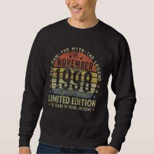 Sudadera Leyenda desde noviembre de 1998 Retro 26th Birthda