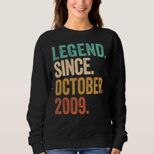 Sudadera Leyenda desde octubre de 2009 13 años