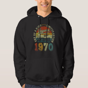 Sudadera Leyenda desde septiembre de 1970 52 años