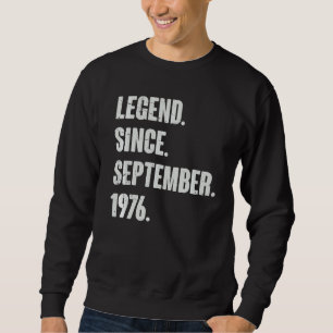 Sudadera Leyenda desde septiembre de 1976 46 años de edad 4